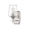 Z-Lite Joliet 1 Light Wall Sconce, Brushed Nickel & Clear 473-1S-BN - alternate 2